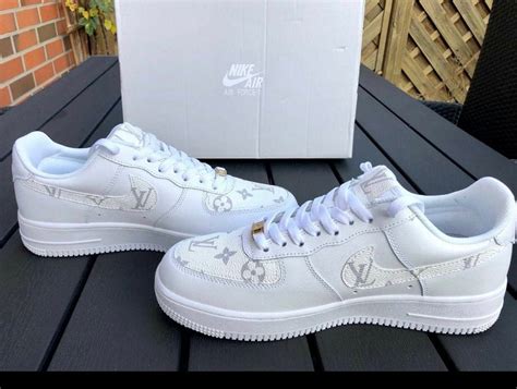 white louis vuitton air force 1